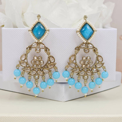 Heeramandi Gold Drop Earrings - Fancy Fab Jewels