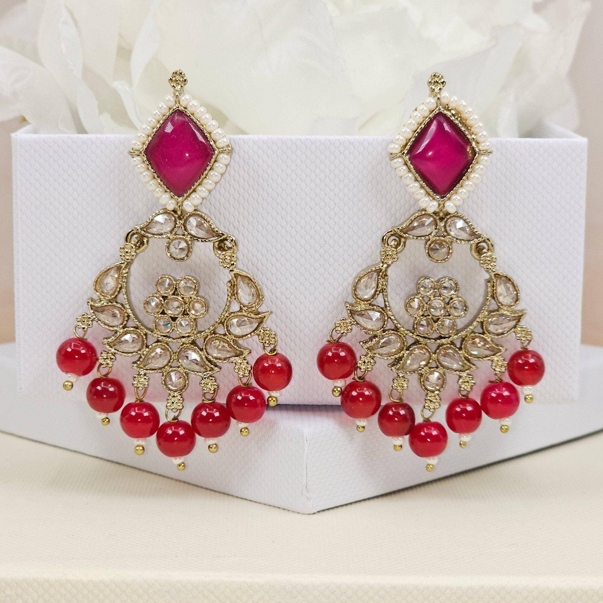 Heeramandi Gold Drop Earrings - Fancy Fab Jewels