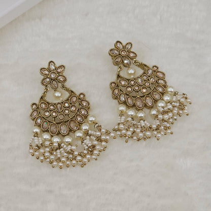 Elegant Gold Chandelier Earrings - Fancy Fab Jewels