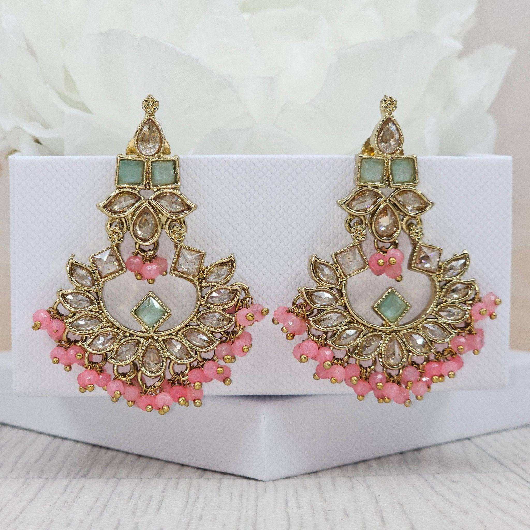 Traditional Pearl Drop Earrings - Fancy Fab Jewels