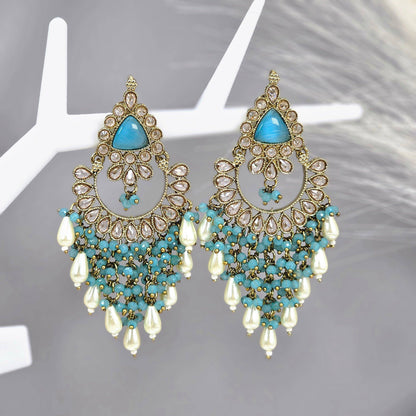 Mehrunnissa Women's Large Statement Earrings Set - Fancy Fab Jewels