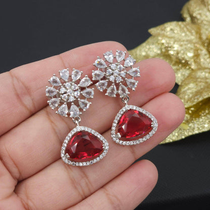 Aella American Diamond Earrings - Fancy Fab Jewels