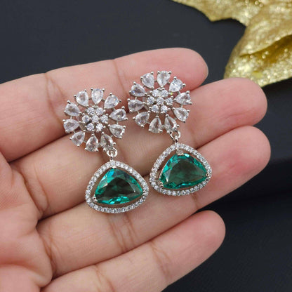 Aella American Diamond Earrings - Fancy Fab Jewels