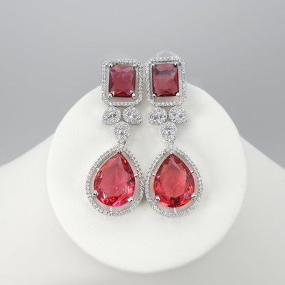 Alice American Diamond Earrings - Fancy Fab Jewels