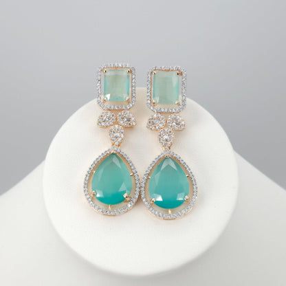 Alice American Diamond Earrings - Fancy Fab Jewels