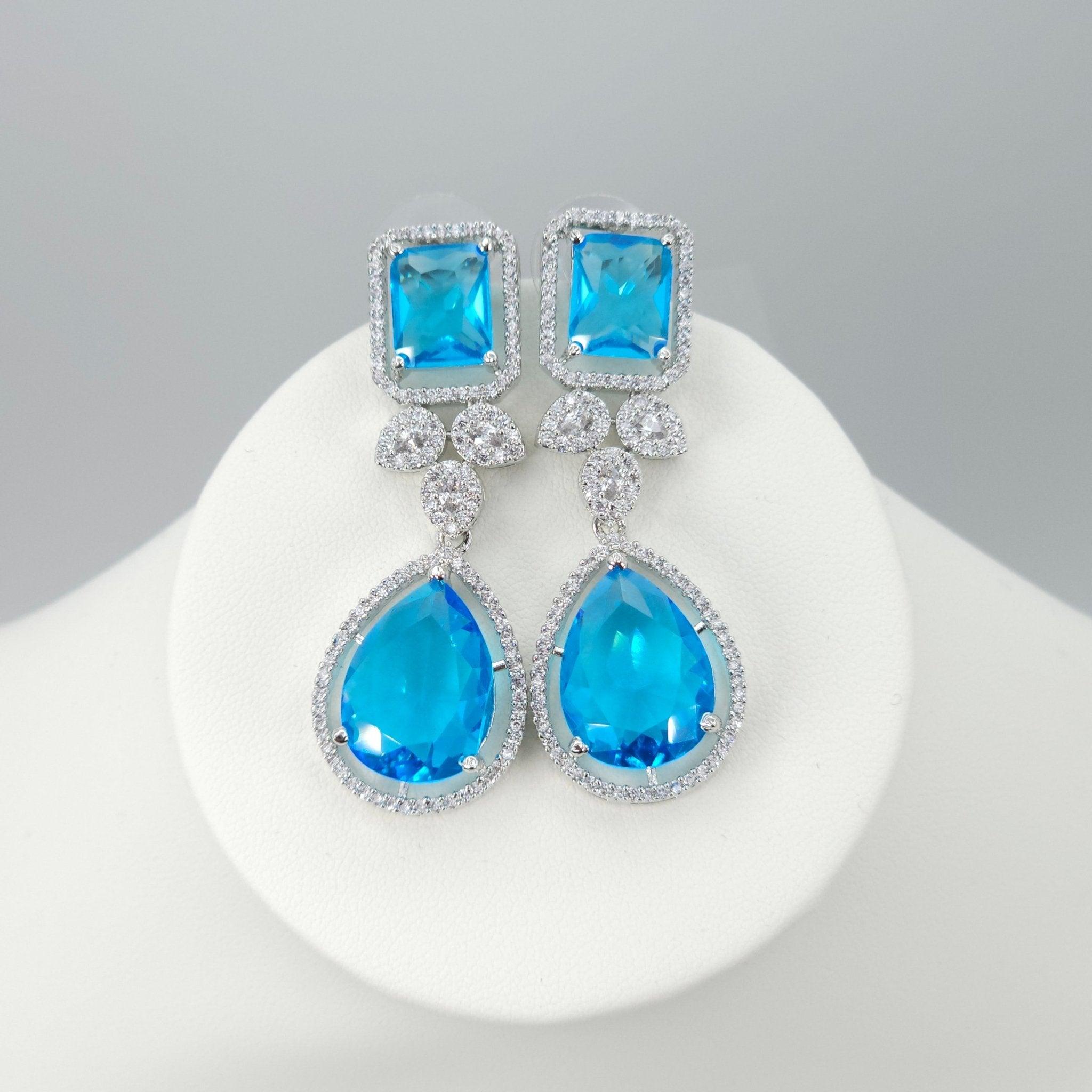 Alice American Diamond Earrings - Fancy Fab Jewels