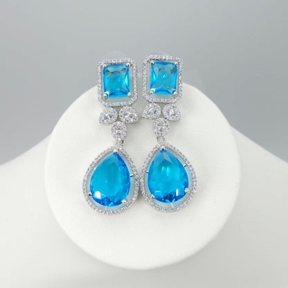 Alice American Diamond Earrings - Fancy Fab Jewels