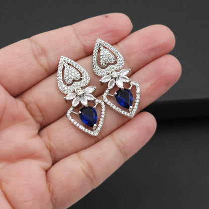 Cora American Diamond Earrings - Fancy Fab Jewels