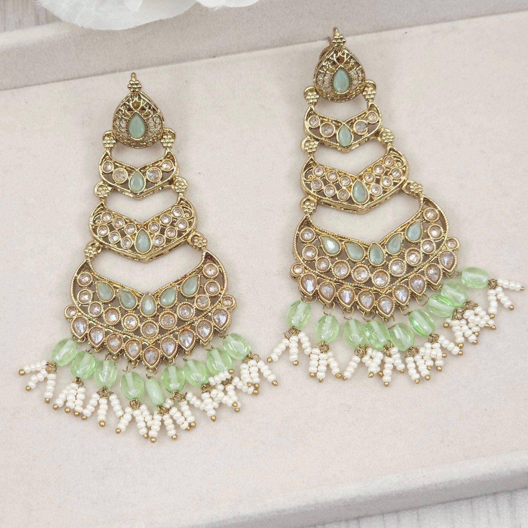 Jasmin Gold Drop Earrings for Women - Fancy Fab Jewels