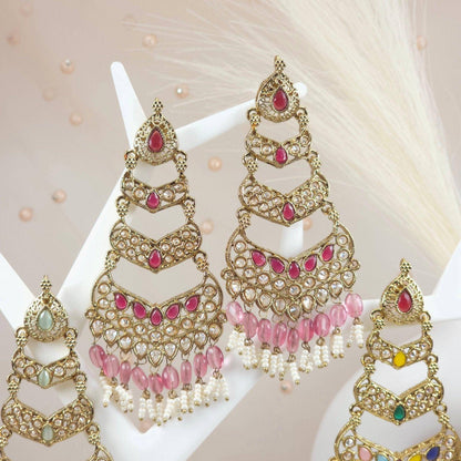 Jasmin Gold Drop Earrings for Women - Fancy Fab Jewels