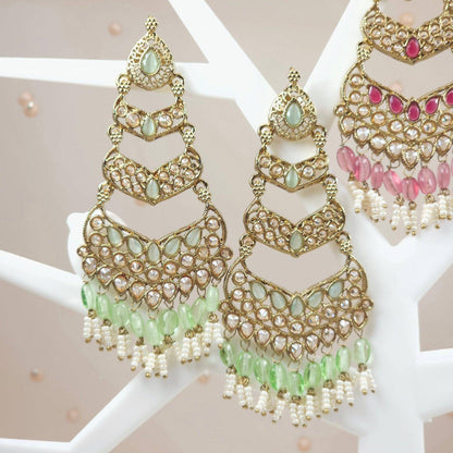 Jasmin Gold Drop Earrings for Women - Fancy Fab Jewels