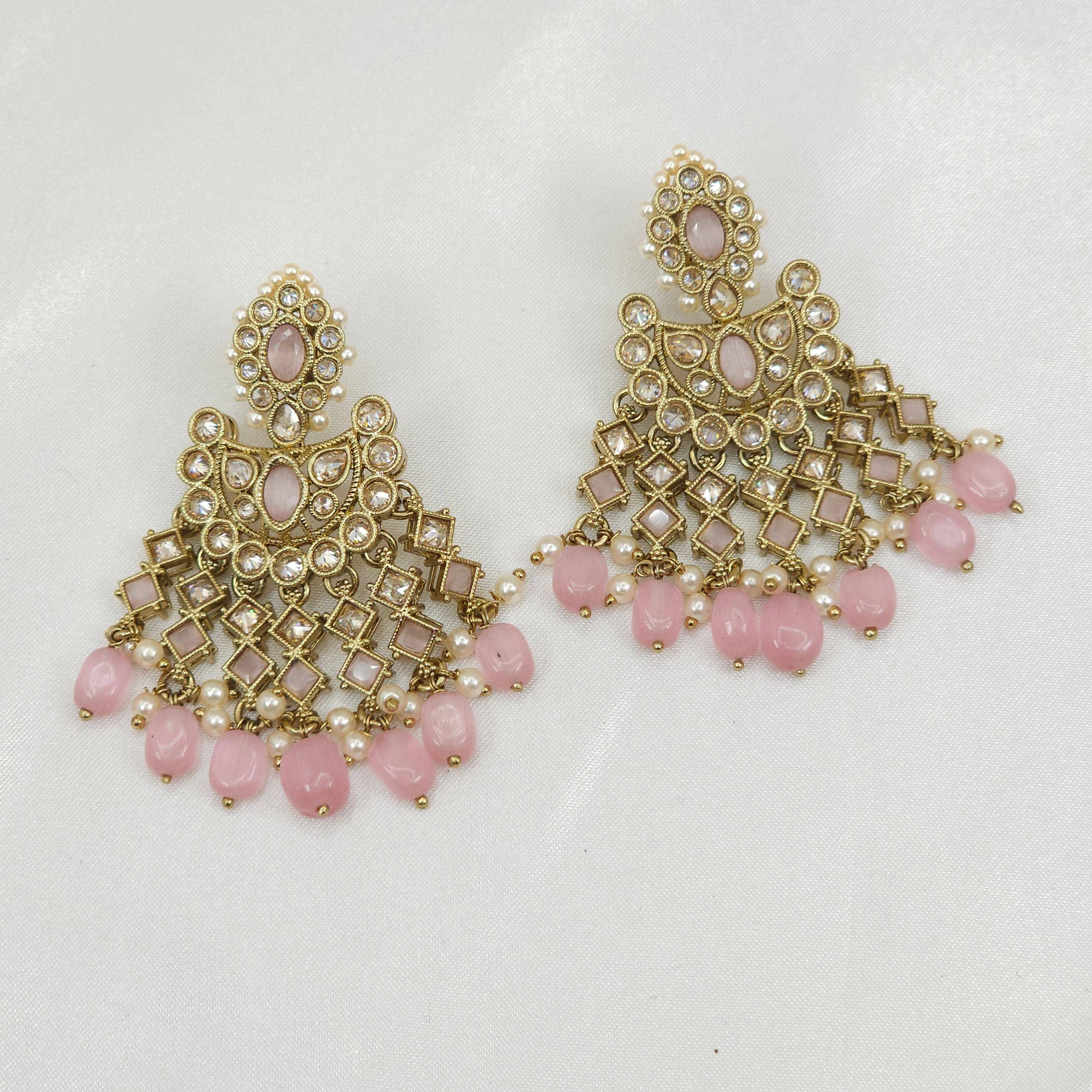 Exquisite Polki Diamond Earrings Polki Jewellery - Fancy Fab Jewels