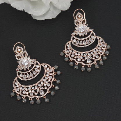 Dilkash American Diamond Earrings - Fancy Fab Jewels