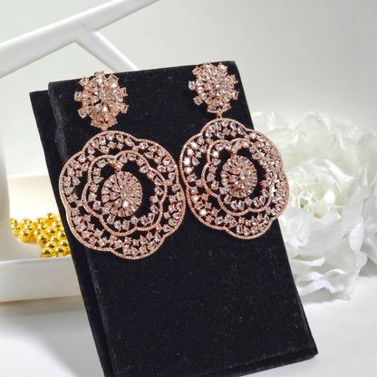 Inaya American Drop Diamond Earrings - Fancy Fab Jewels