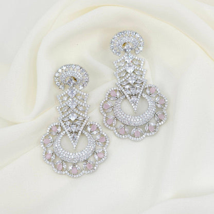 American Diamond Drop Earrings - Fancy Fab Jewels