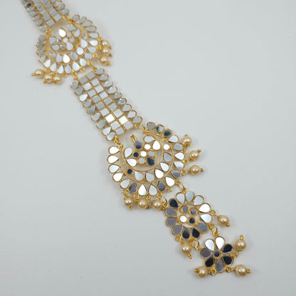 Arla- Mirror Hair Plait Piece - Fancy Fab Jewels