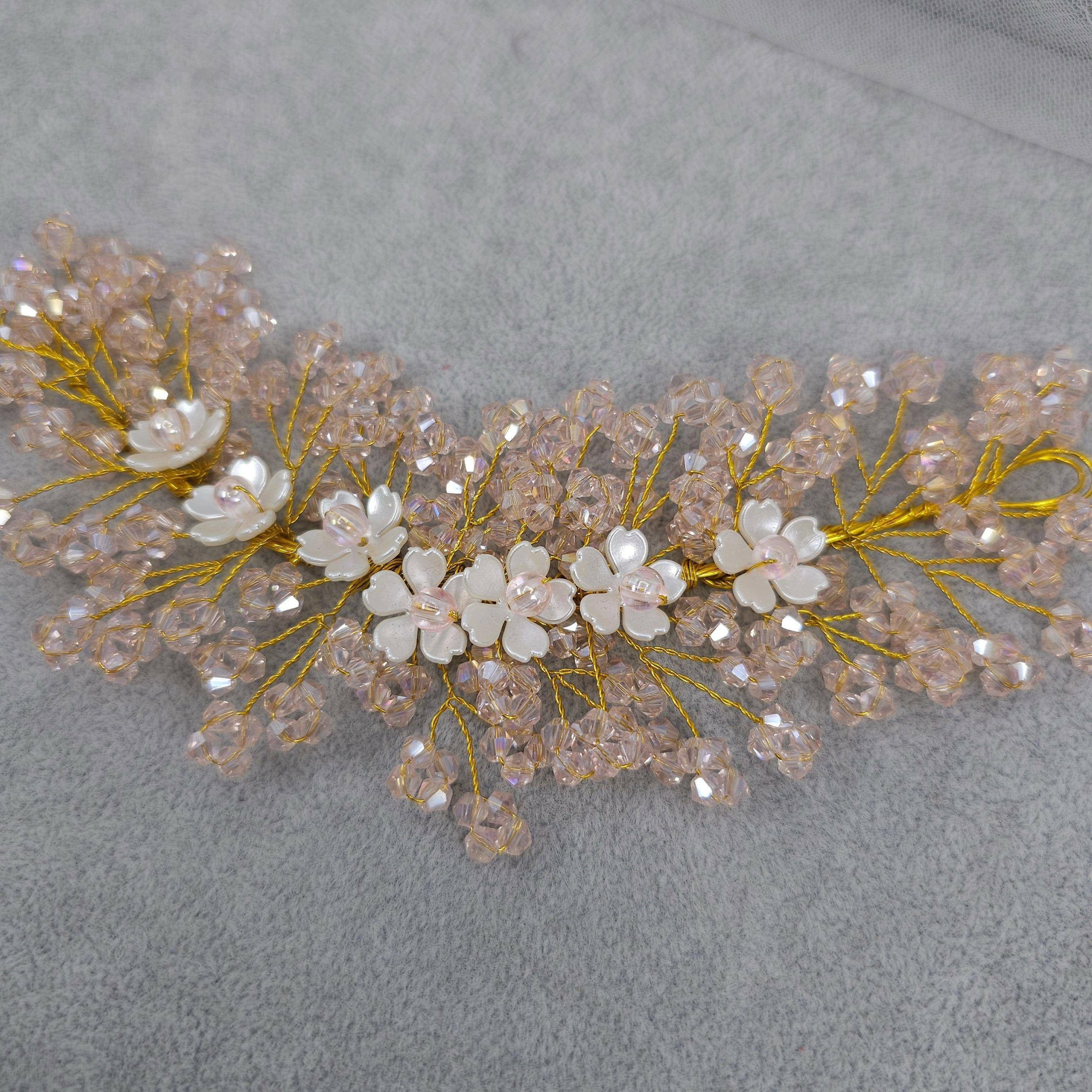 Sia Bridal Hairvine Headpiece - Fancy Fab Jewels