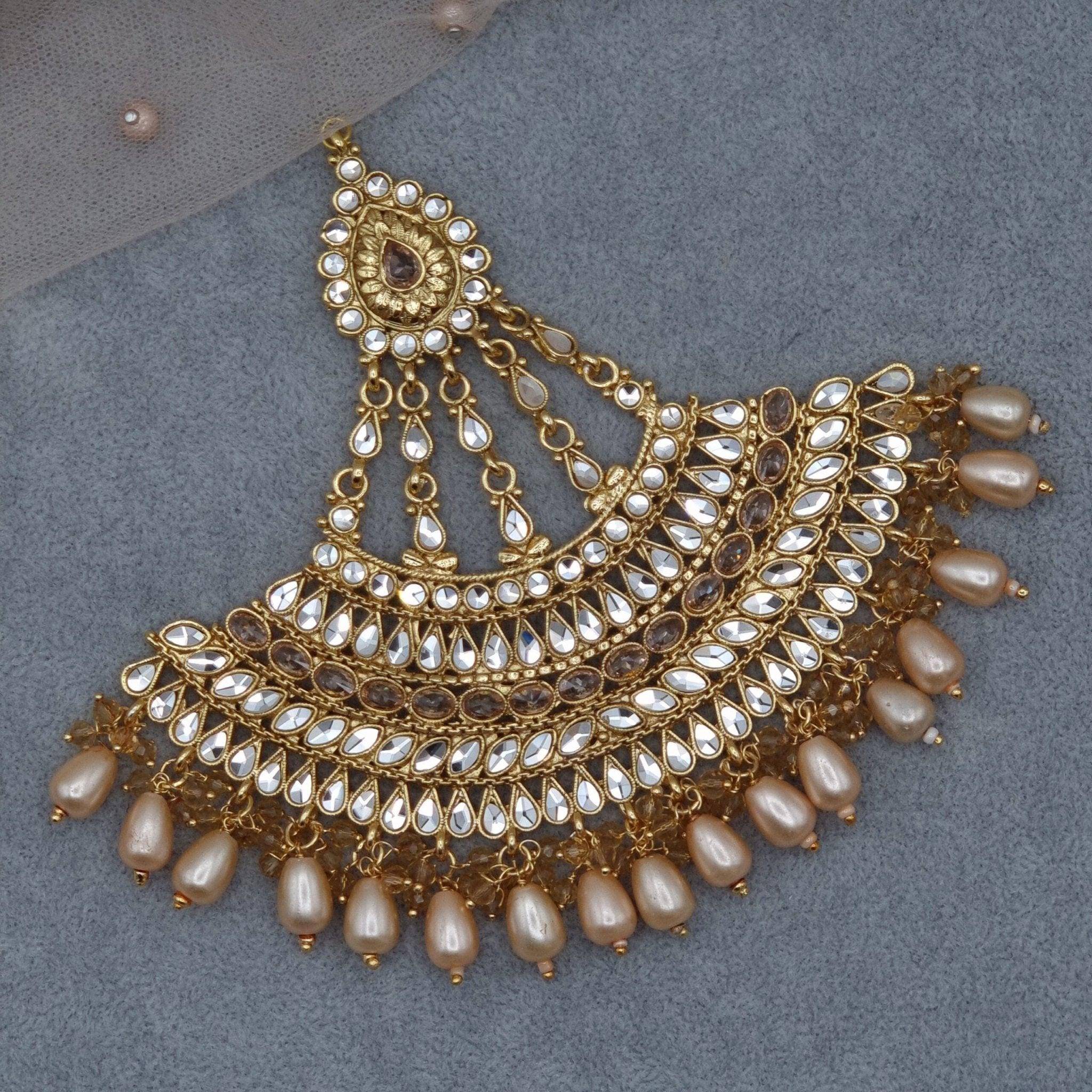 Shahana Bridal Kundan Jhoomar - Fancy Fab Jewels