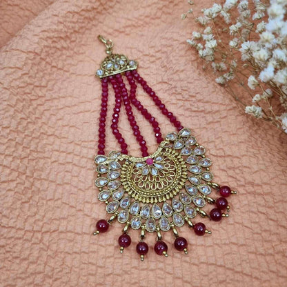 Farah Bridal Reverse AD Jhoomar - Fancy Fab Jewels