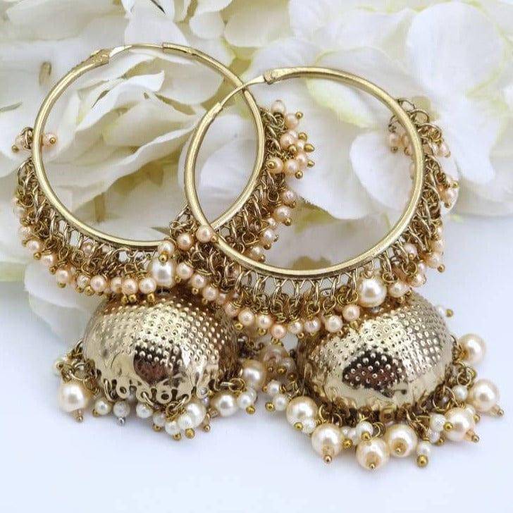 Dalia - Bali Jhumki Earrings - Fancy Fab Jewels