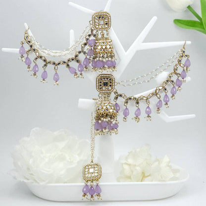 Aina Statement Jhumka Earrings - Fancy Fab Jewels