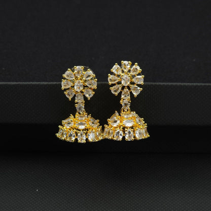 Priya-  Small Jhumki Earrings - Available in Three Colours - Fancy Fab Jewels