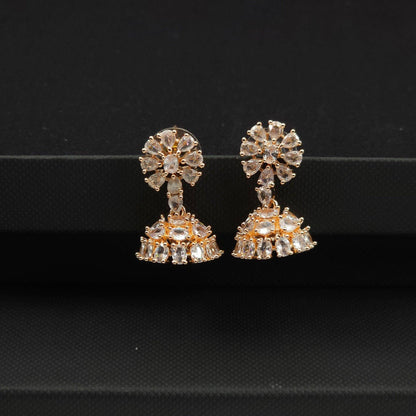 Priya-  Small Jhumki Earrings - Available in Three Colours - Fancy Fab Jewels