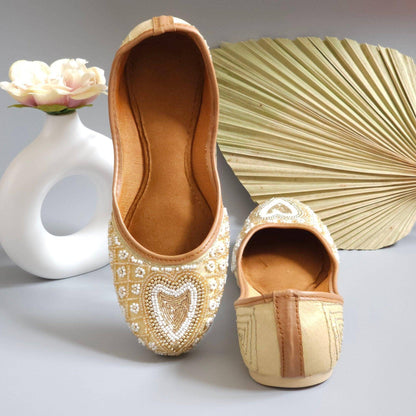 Levi - Golden Beige Ballerina - Fancy Fab Jewels