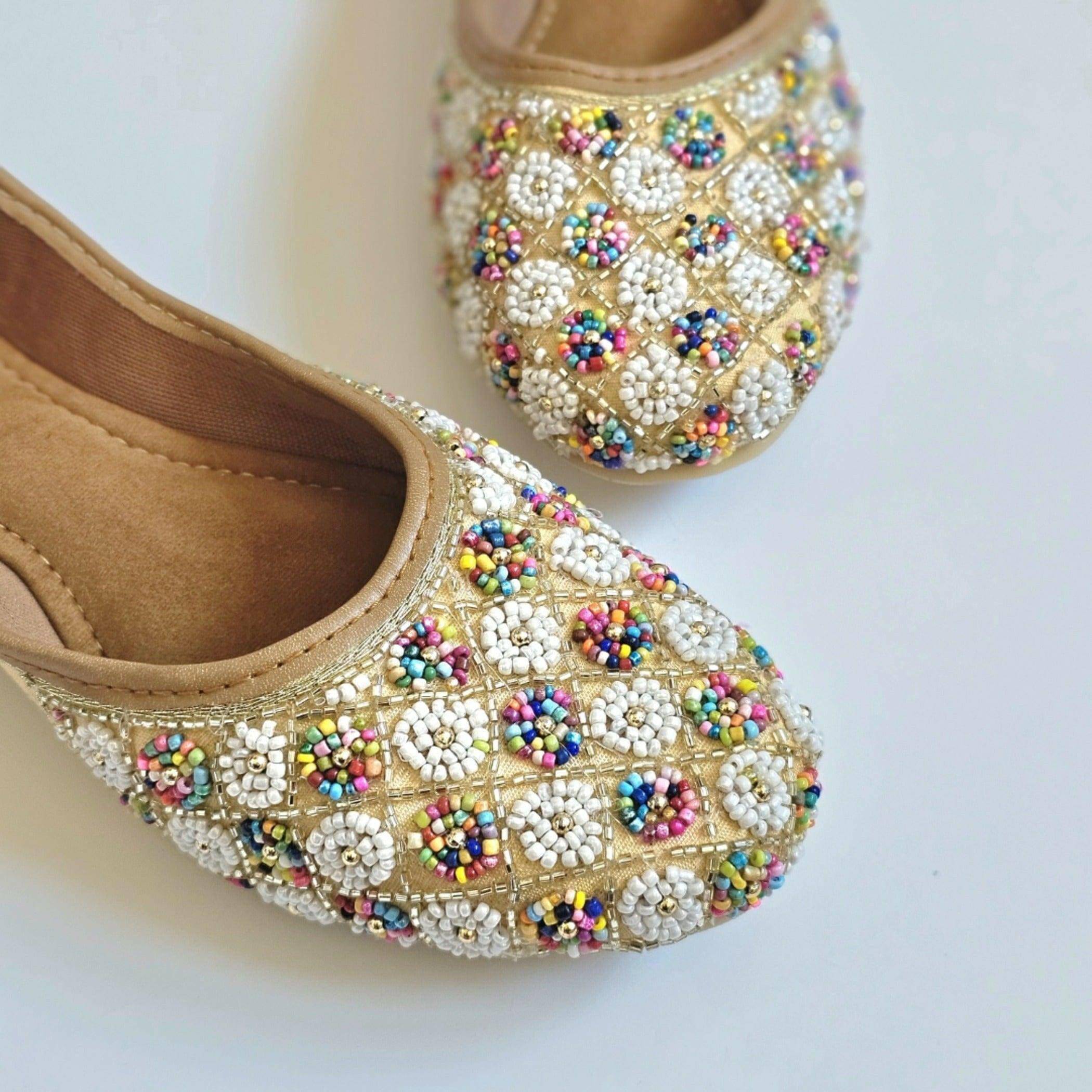 Usha - Golden Beige Ballerina - Fancy Fab Jewels