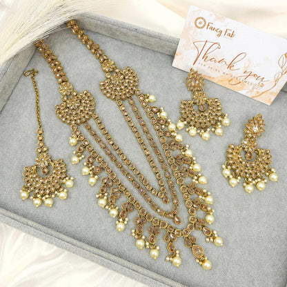 Fareedan Polki Rani Haar Set - Fancy Fab Jewels