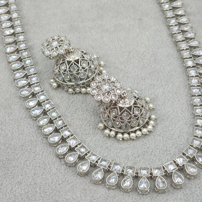 Alia Silver Rani Haar Set - Fancy Fab Jewels