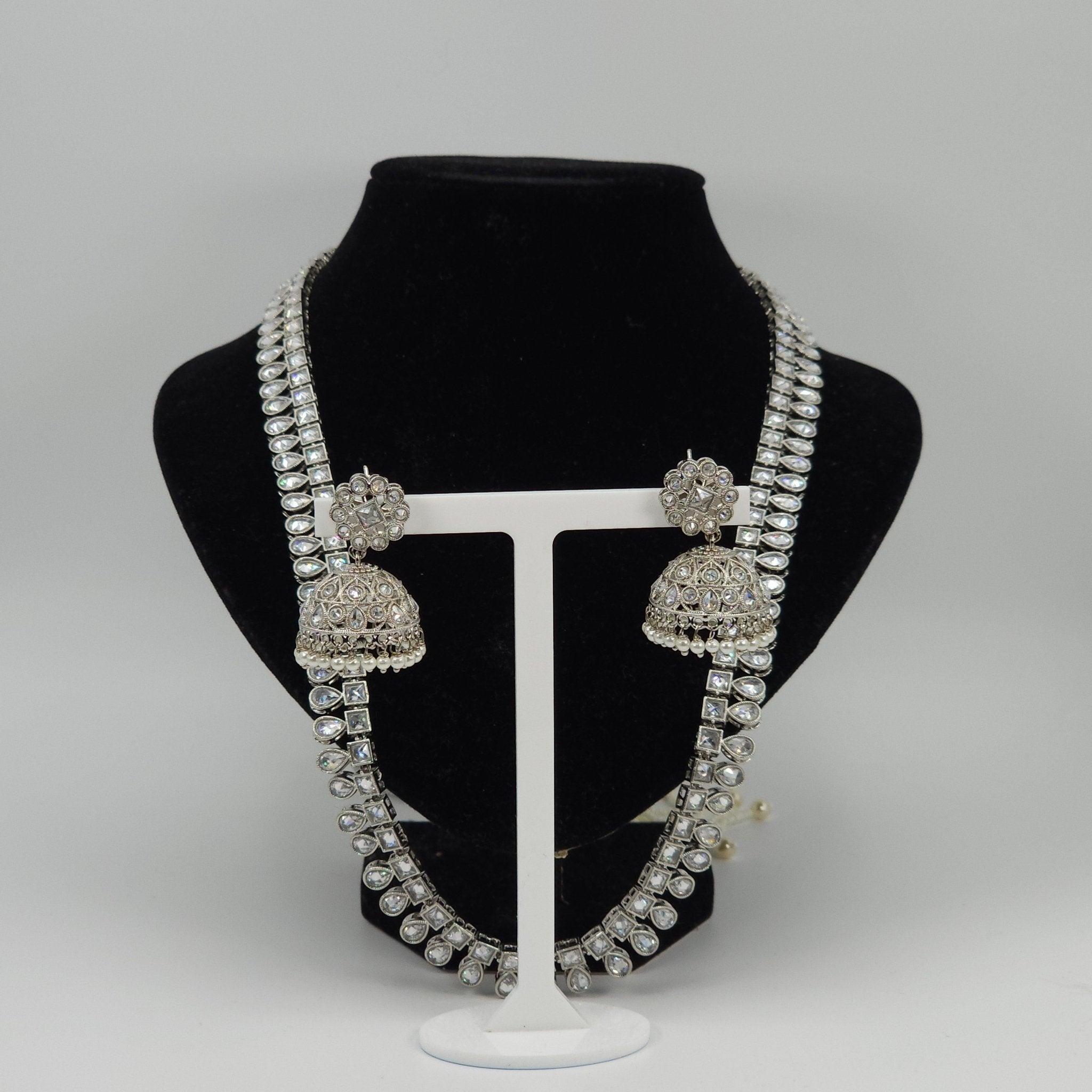 Alia Silver Rani Haar Set - Fancy Fab Jewels