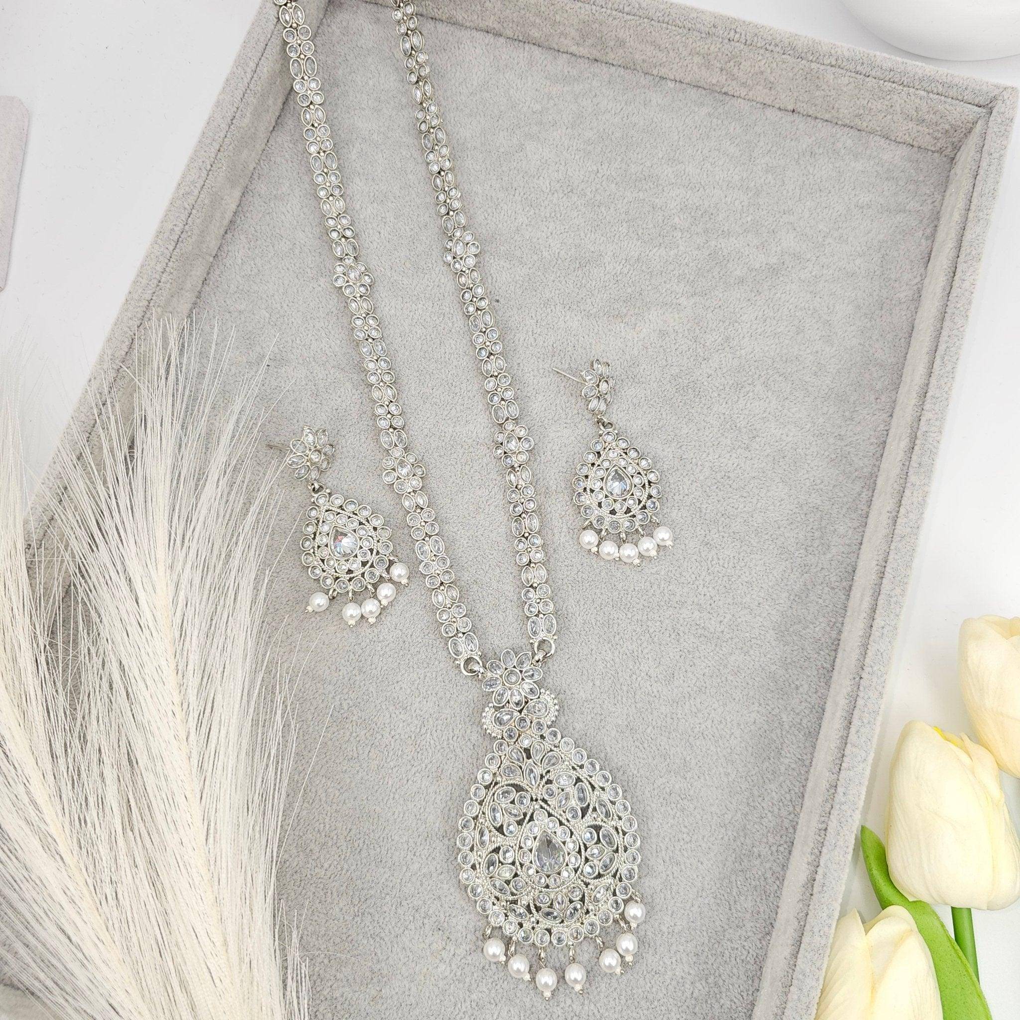 Ania Silver Rani Haar Set - Fancy Fab Jewels