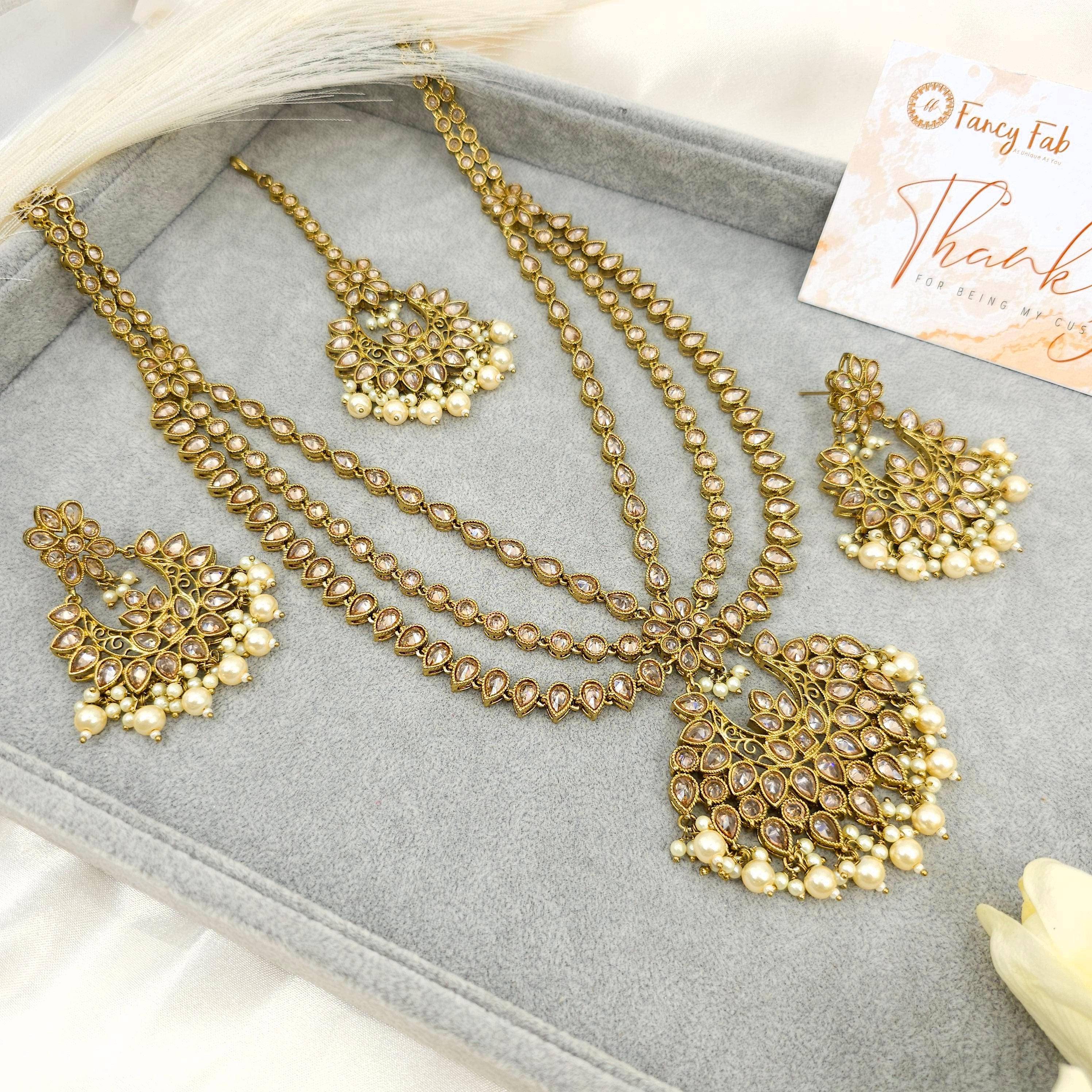 Somya Polki Rani Haar Set - Fancy Fab Jewels