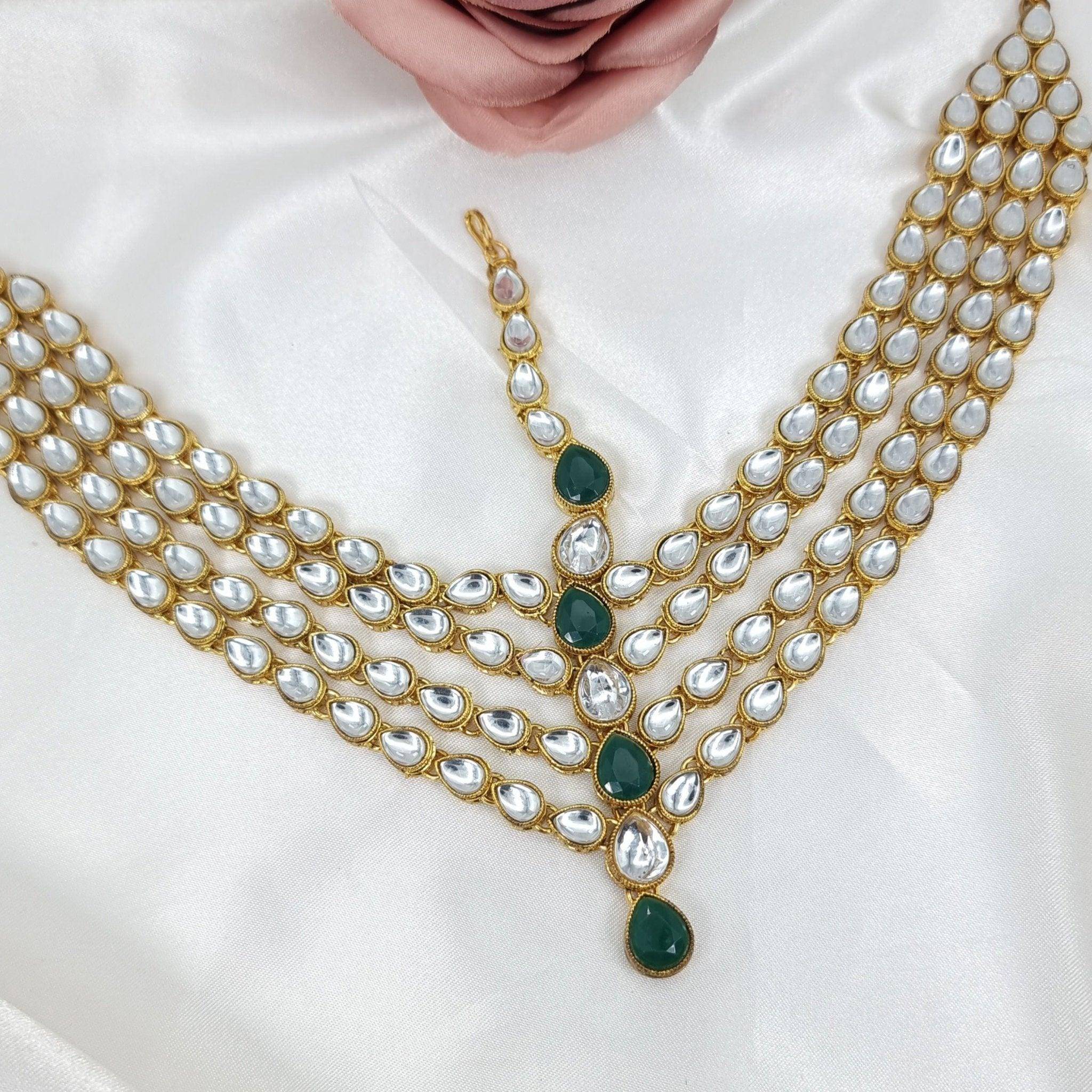 Kundan Stone intricate Mathapatti - Fancy Fab Jewels