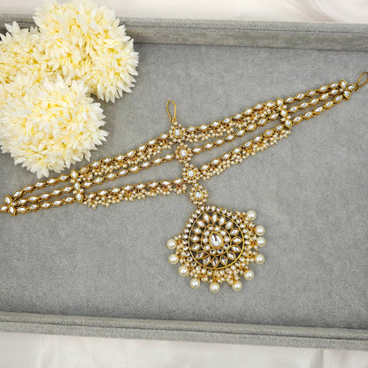 Asma Kundan Mathapatti/Headchain - Fancy Fab Jewels