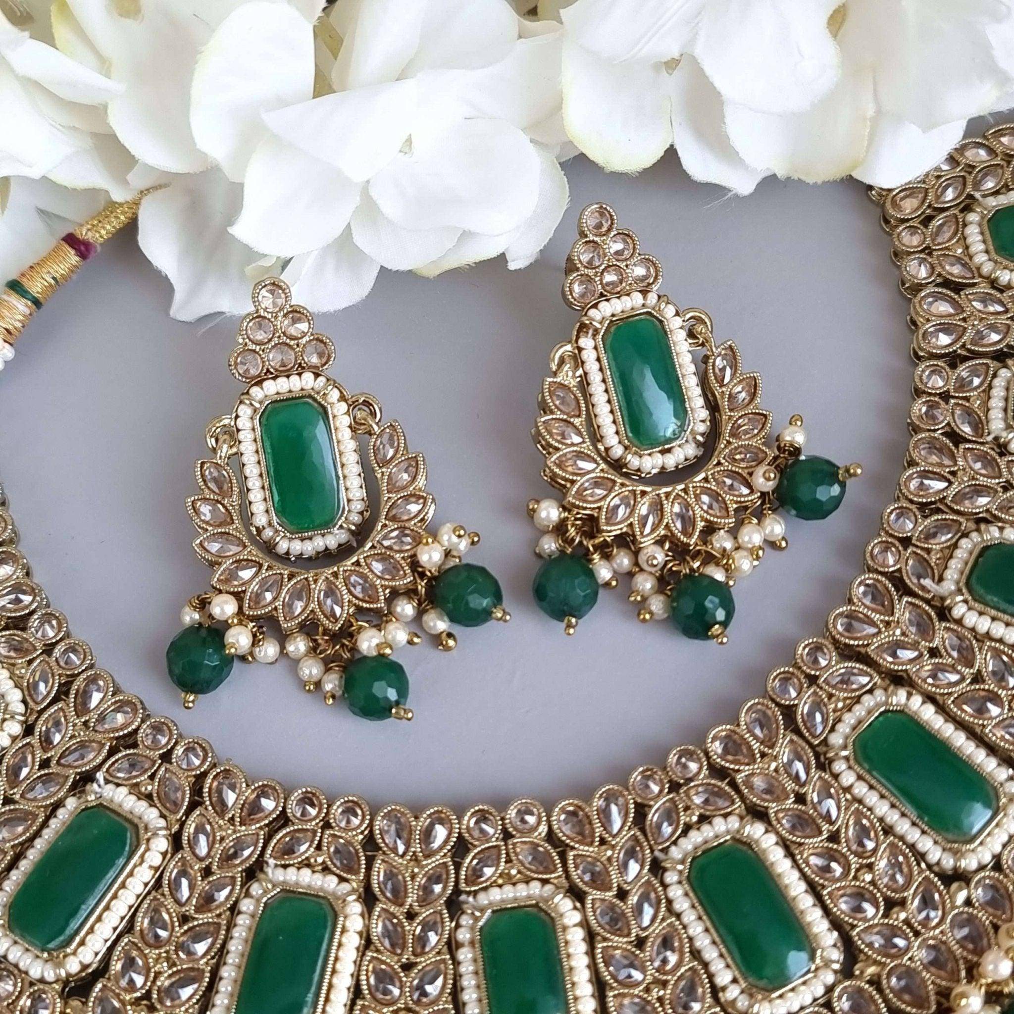 Neha Choker Necklace Set - Fancy Fab Jewels