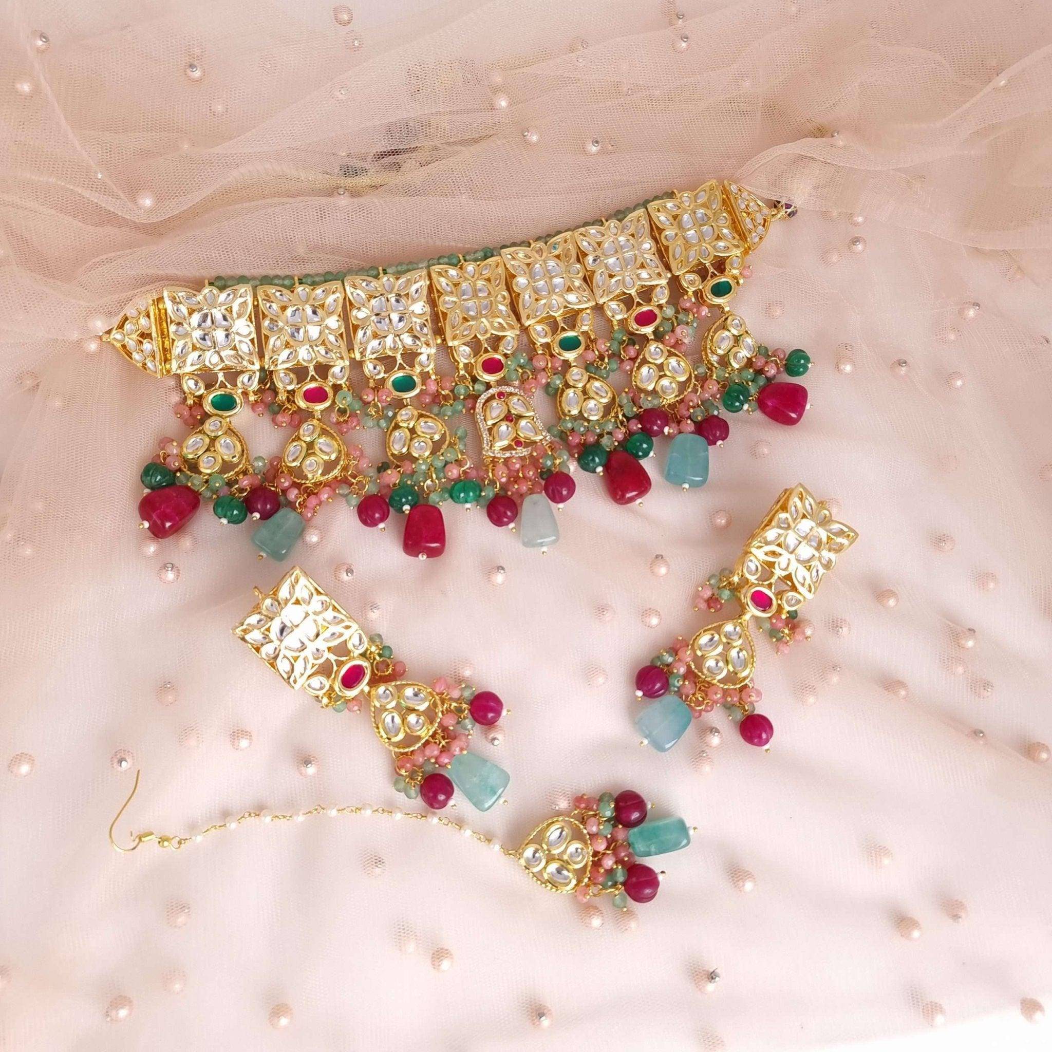 Shahnaz Choker Set - Fancy Fab Jewels