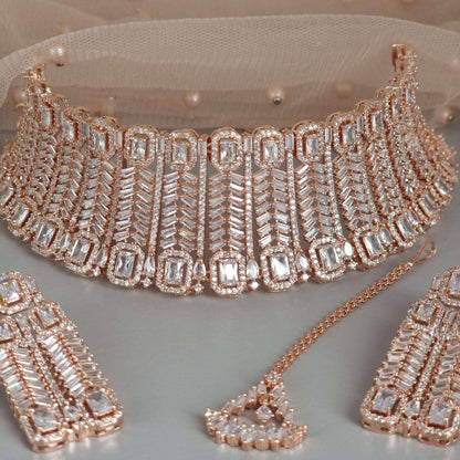 Samia Bridal Choker Set - Fancy Fab Jewels