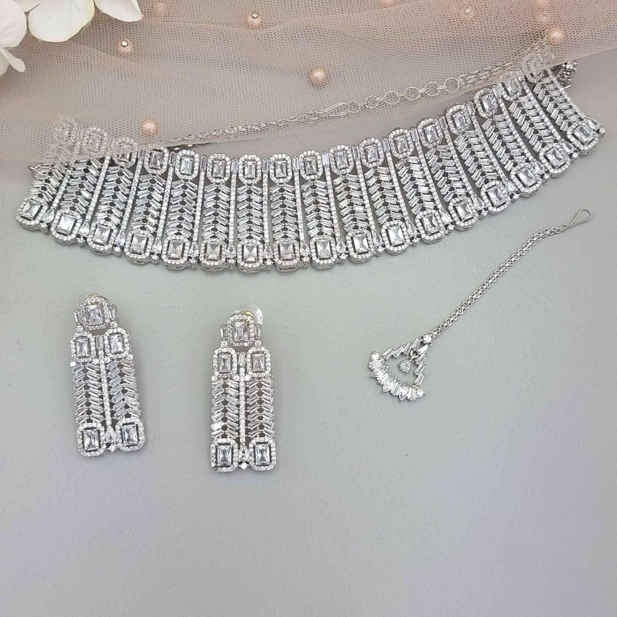 Samia Bridal Choker Set - Fancy Fab Jewels