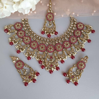 Diva Bridal Necklace Set - Fancy Fab Jewels