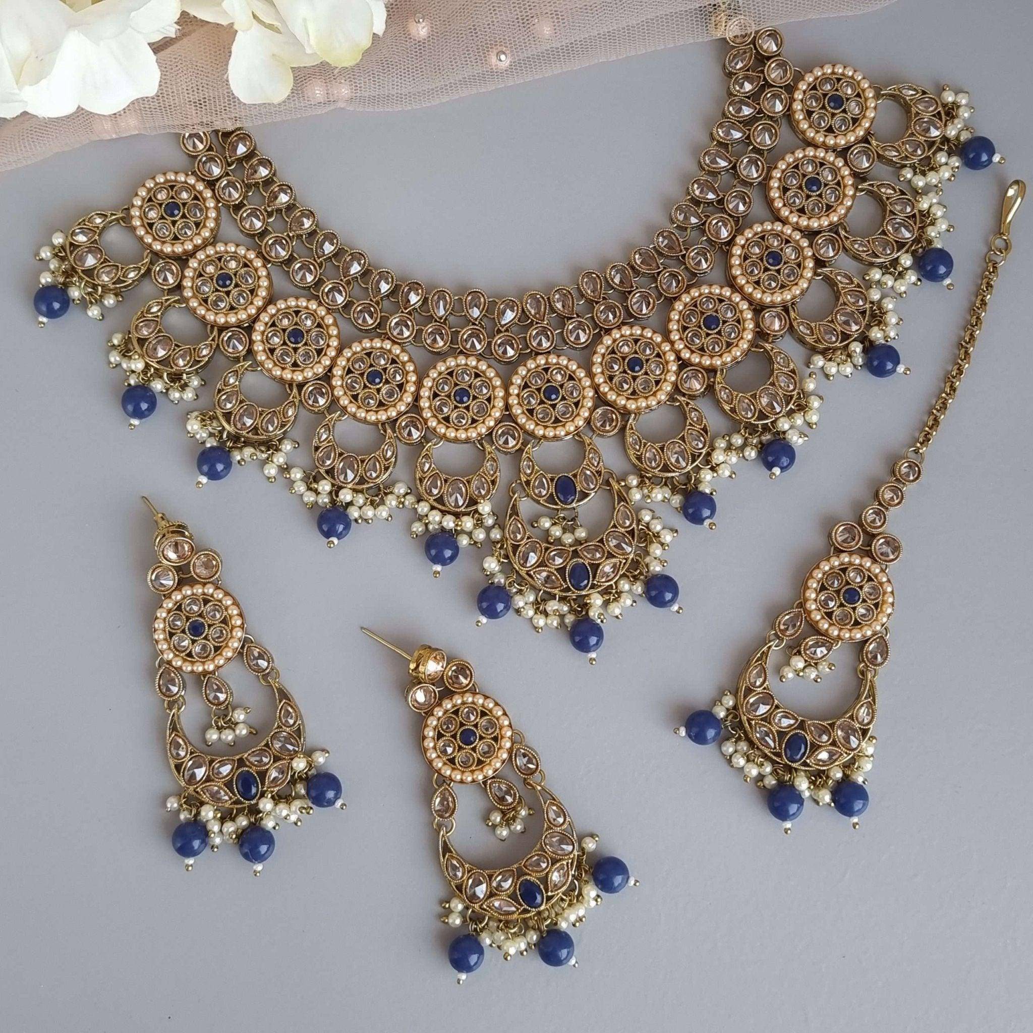 Diva Bridal Necklace Set - Fancy Fab Jewels