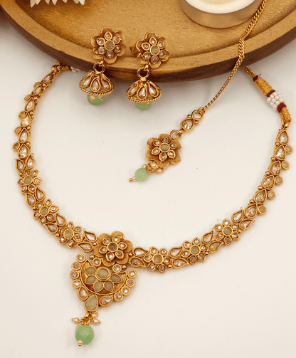 Simran Necklace Set - Available in Three Stunning Colors - Fancy Fab Jewels