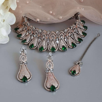 Beautiful Malaika Choker Necklace Set - Fancy Fab Jewels