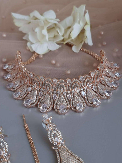 Beautiful Malaika Choker Necklace Set - Fancy Fab Jewels