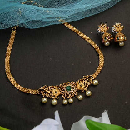 fancy fab Jewels Necklace Vera - Choker Necklace Set