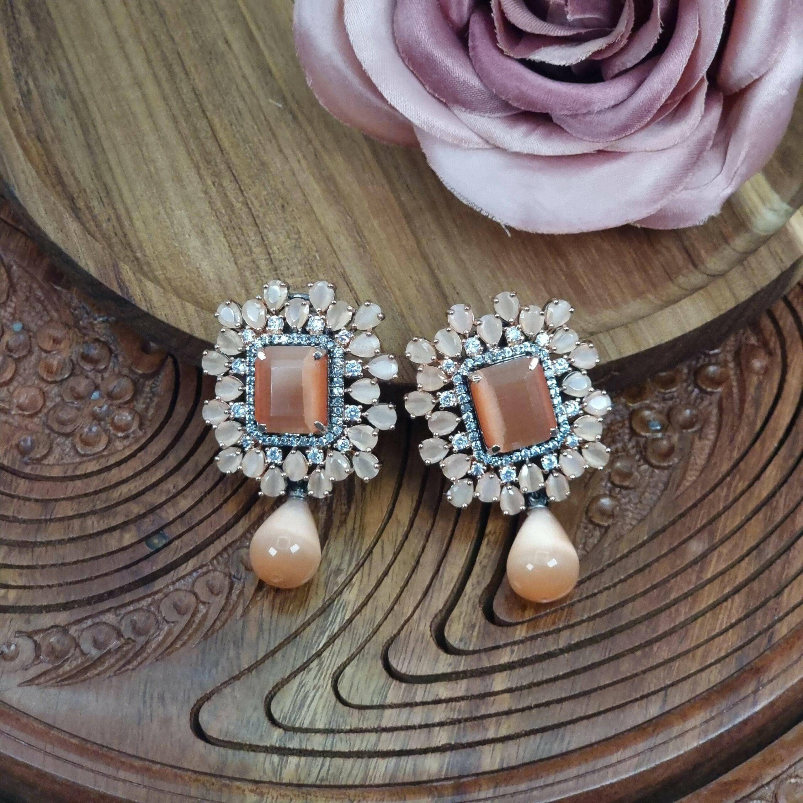 Tina Stud Earrings - Fancy Fab Jewels