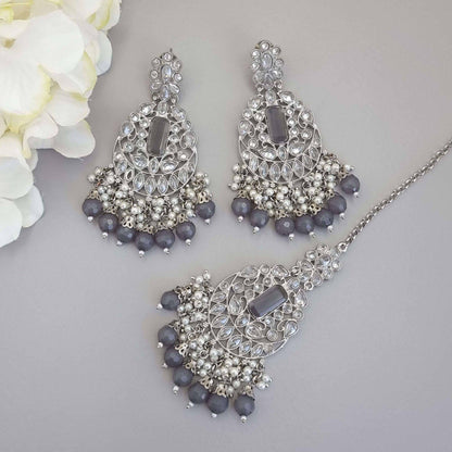 Beautiful Chandbali Tikka Set - Fancy Fab Jewels