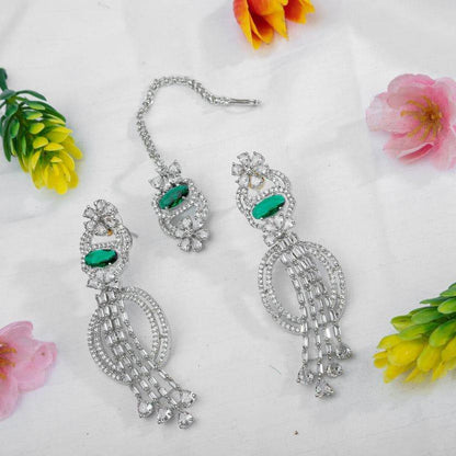 Nia Silver Tikka Set - Fancy Fab Jewels