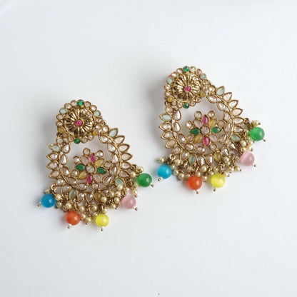 Jhilmil Chandbali Tikka Set - Fancy Fab Jewels